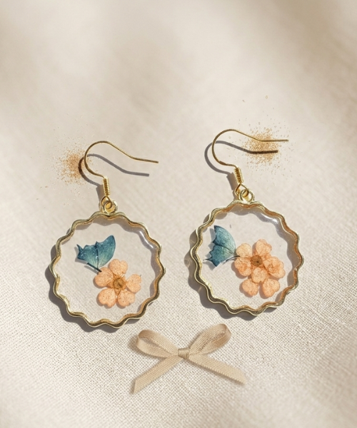 Floral Resin Earrings