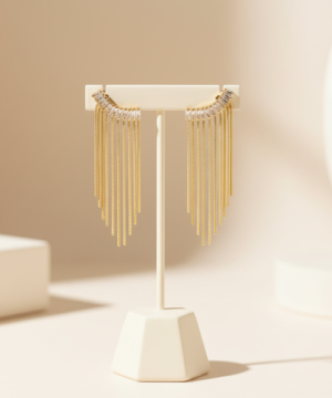 Gold Tassel Earrings
