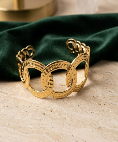 Hammered Link Bracelet
