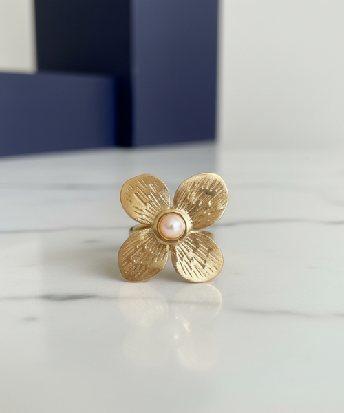 Gold Flower Ring