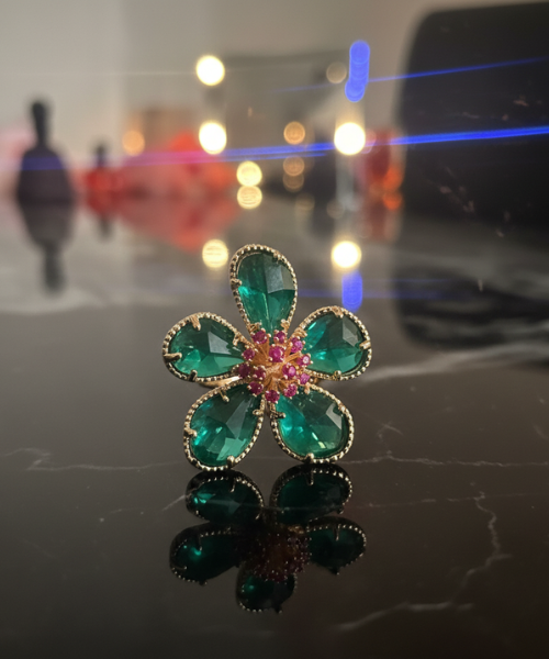 Green Stone Ring