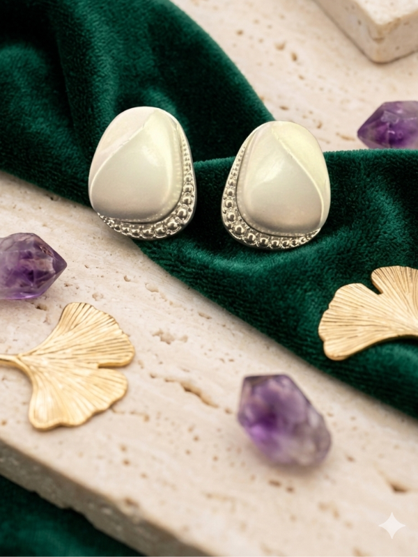 Pearl Stud Earrings