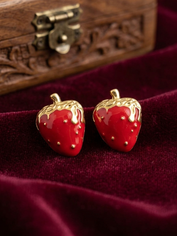 Strawberry Stud Earrings