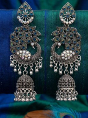 Peacock Jhumka
