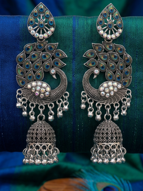 Peacock Jhumka